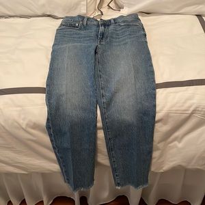 Madewell crop jeans